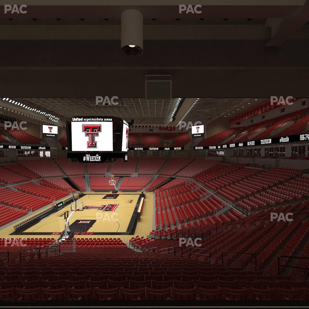United Supermarkets Arena - Section 118 Seat View
