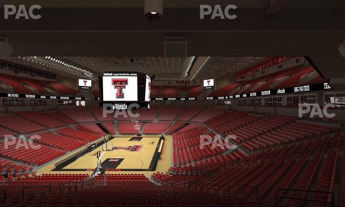 United Supermarkets Arena - Section 118 Seat View