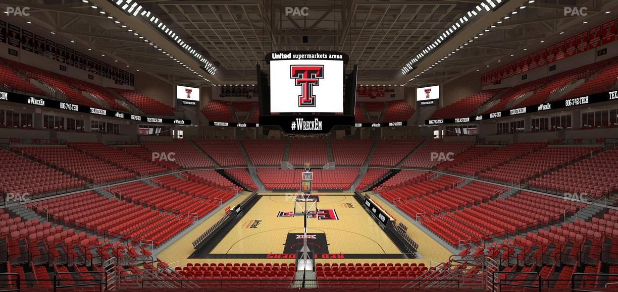United Supermarkets Arena - Section 119 Seat View