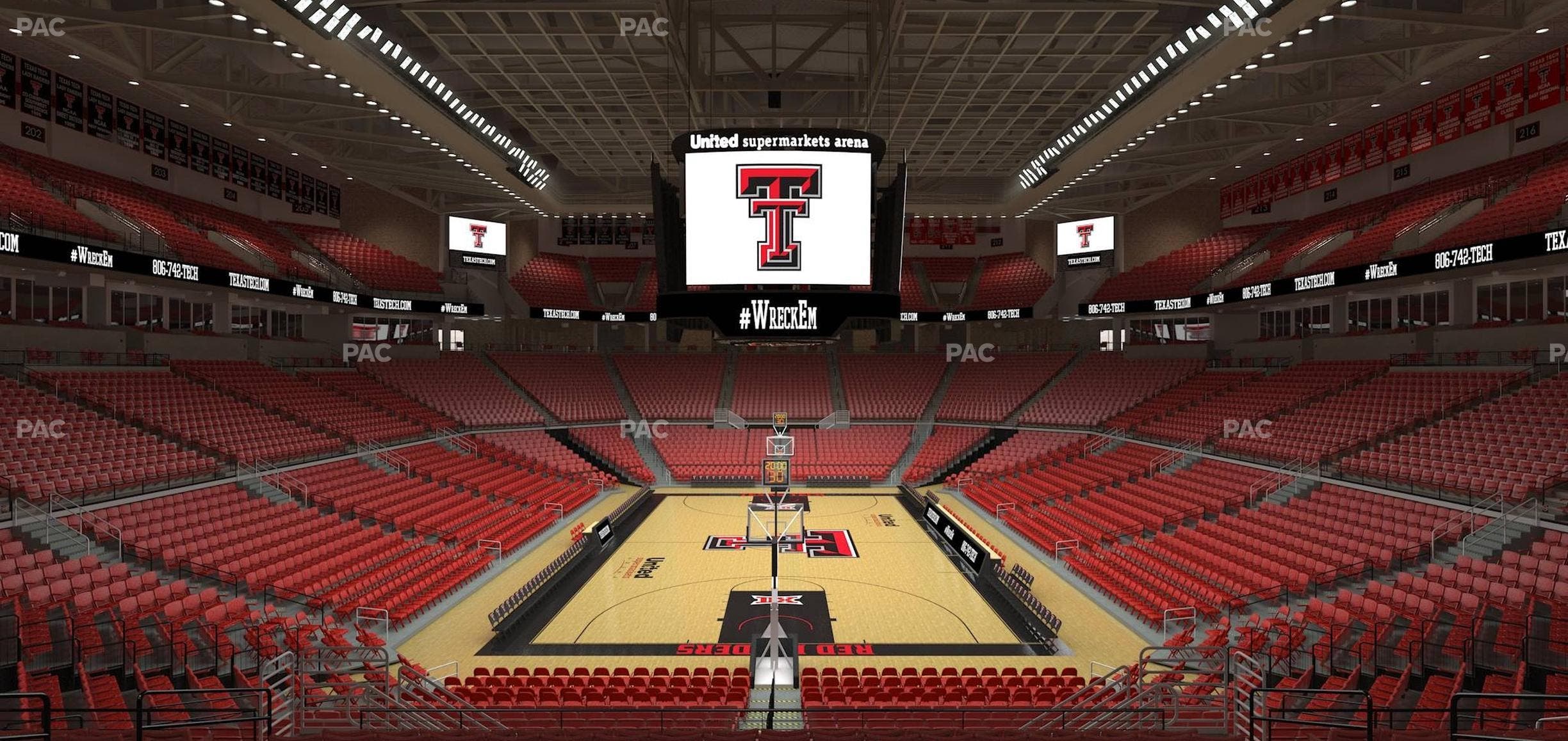 United Supermarkets Arena - Section 119 Seat View