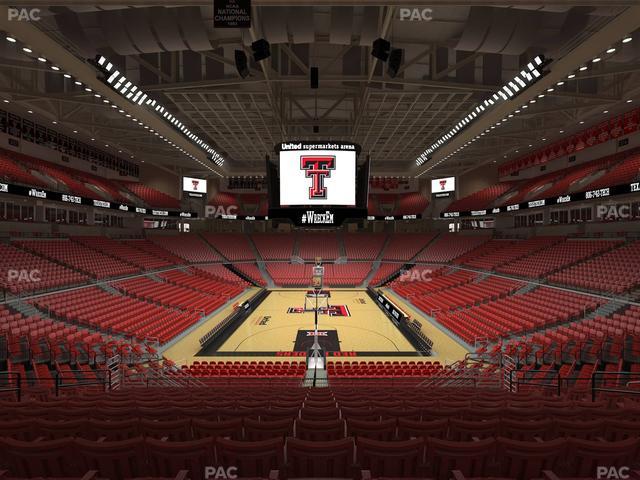 United Supermarkets Arena - Section 119 Seat View
