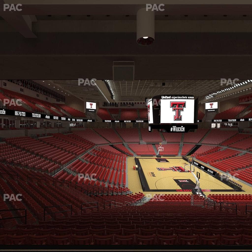 United Supermarkets Arena - Section 120 Seat View