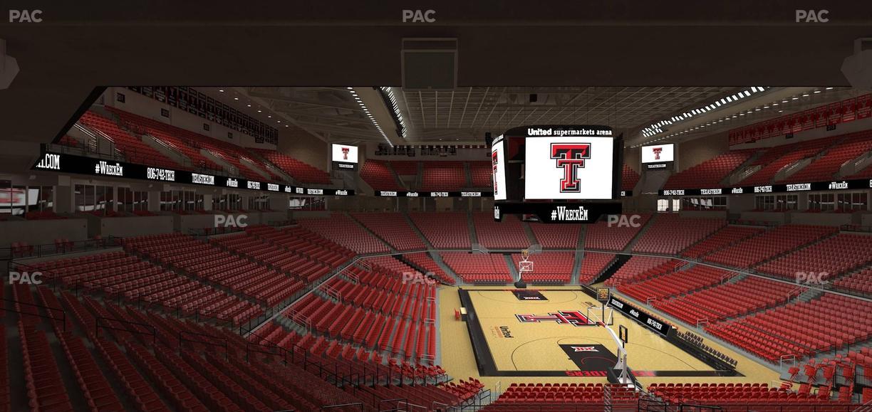 United Supermarkets Arena - Section 120 Seat View