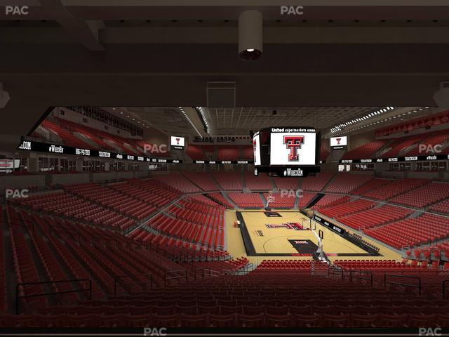 United Supermarkets Arena - Section 120 Seat View