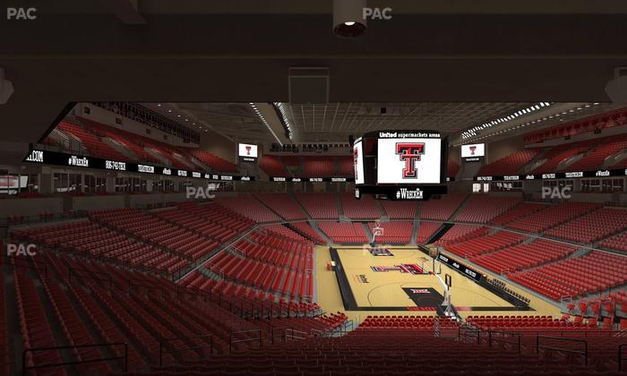 United Supermarkets Arena - Section 120 Seat View