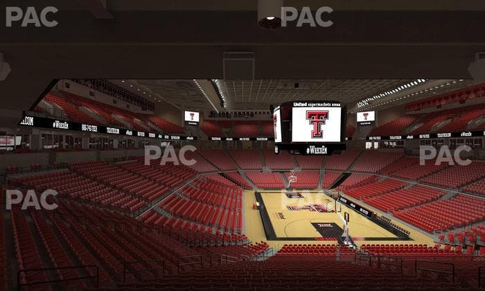 United Supermarkets Arena - Section 120 Seat View