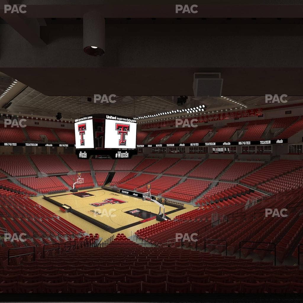 United Supermarkets Arena - Section 121 Seat View