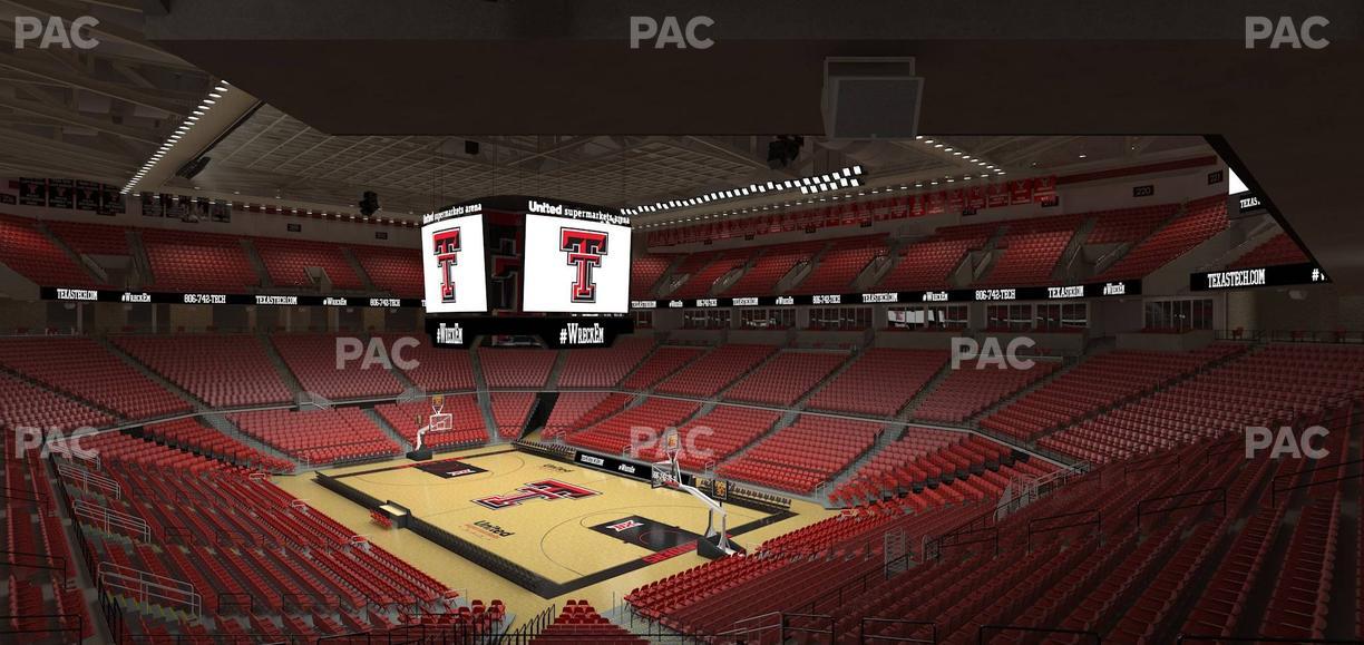 United Supermarkets Arena - Section 121 Seat View