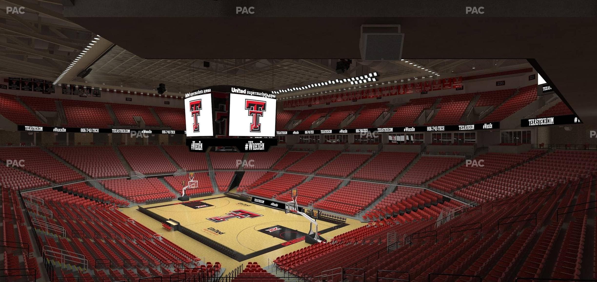 United Supermarkets Arena - Section 121 Seat View