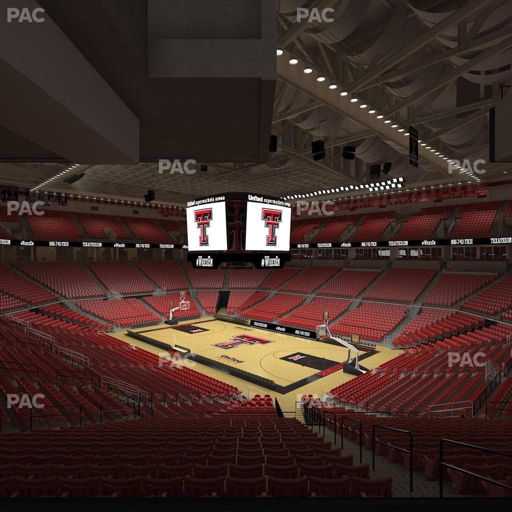 United Supermarkets Arena - Section 122 Seat View