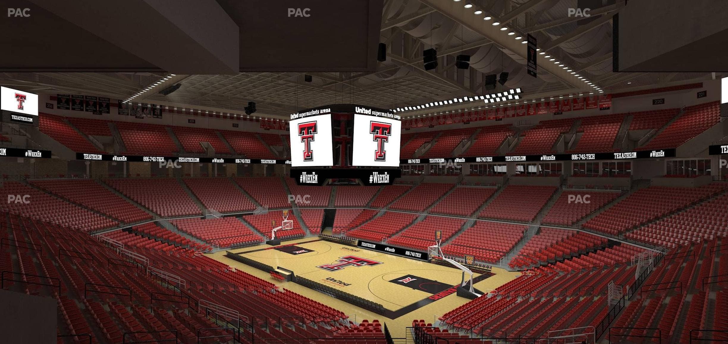 United Supermarkets Arena - Section 122 Seat View