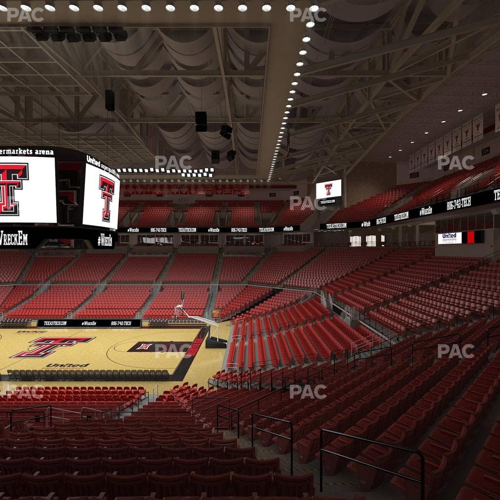 United Supermarkets Arena - Section 123 Seat View