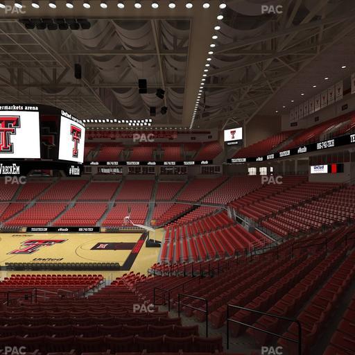 United Supermarkets Arena - Section 123 Seat View