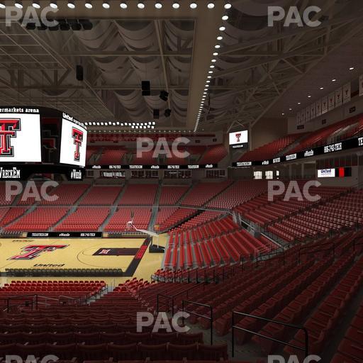 United Supermarkets Arena - Section 123 Seat View