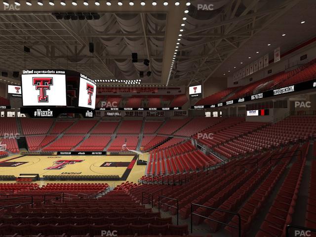 United Supermarkets Arena - Section 123 Seat View