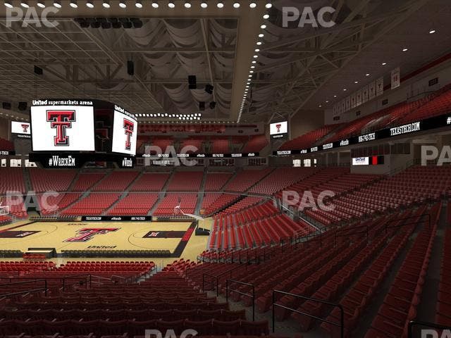 United Supermarkets Arena - Section 123 Seat View