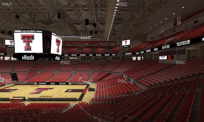 United Supermarkets Arena - Section 123 Seat View