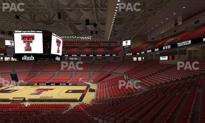 United Supermarkets Arena - Section 123 Seat View