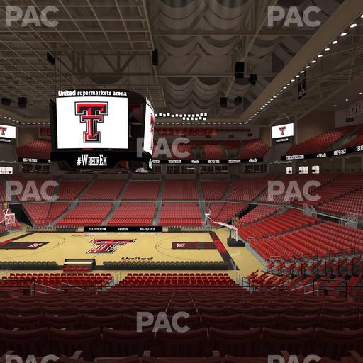 United Supermarkets Arena - Section 124 Seat View
