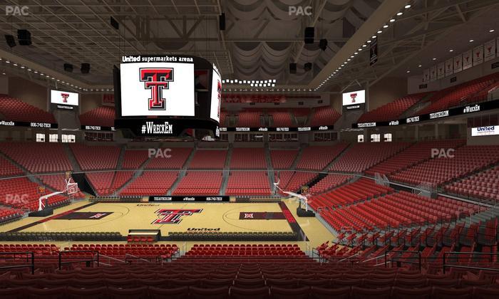 United Supermarkets Arena - Section 124 Seat View