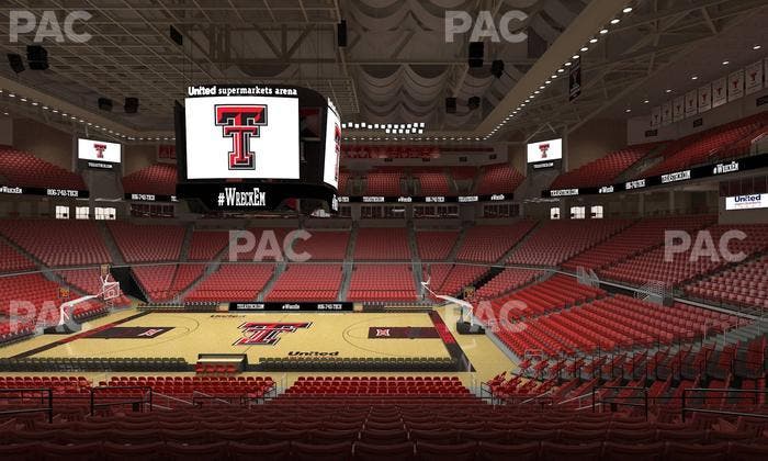 United Supermarkets Arena - Section 124 Seat View