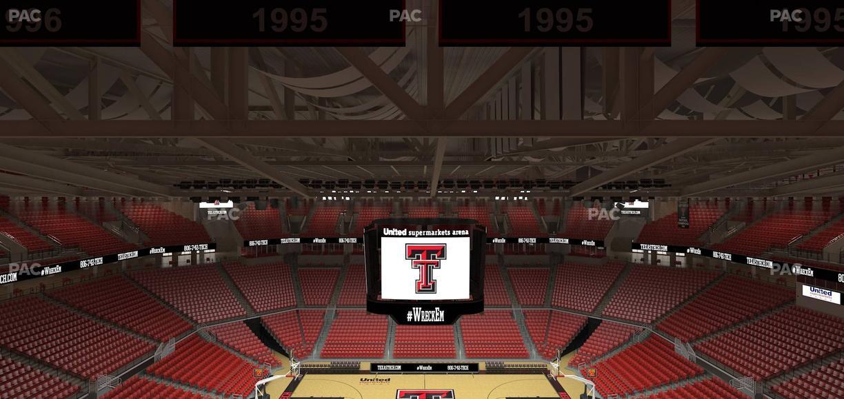 United Supermarkets Arena - Section 201 Seat View