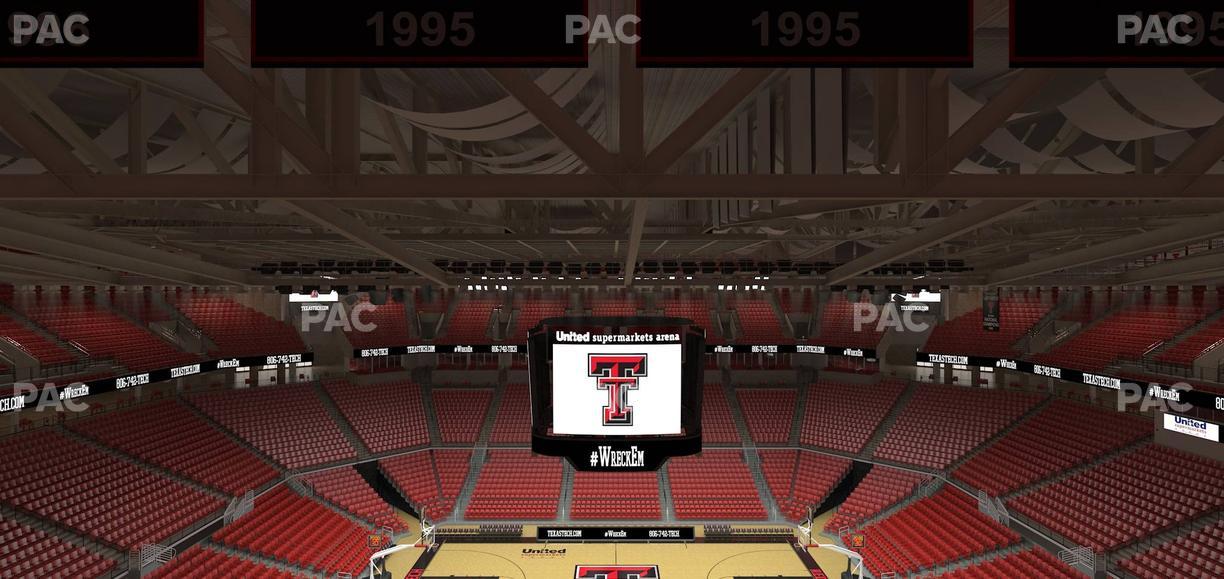 United Supermarkets Arena - Section 201 Seat View