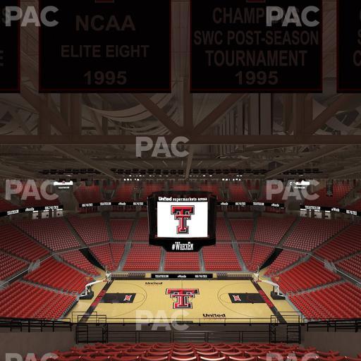 United Supermarkets Arena - Section 201 Seat View