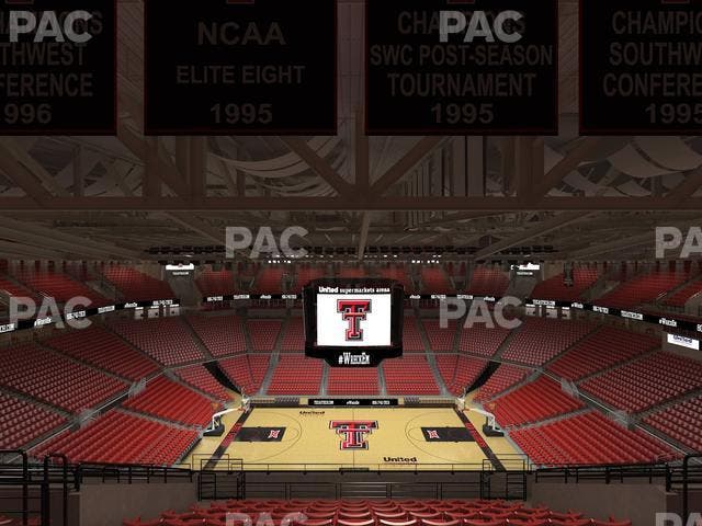 United Supermarkets Arena - Section 201 Seat View