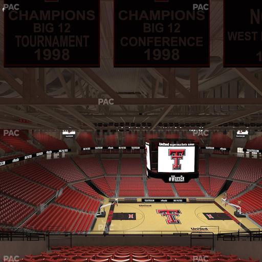 United Supermarkets Arena - Section 202 Seat View