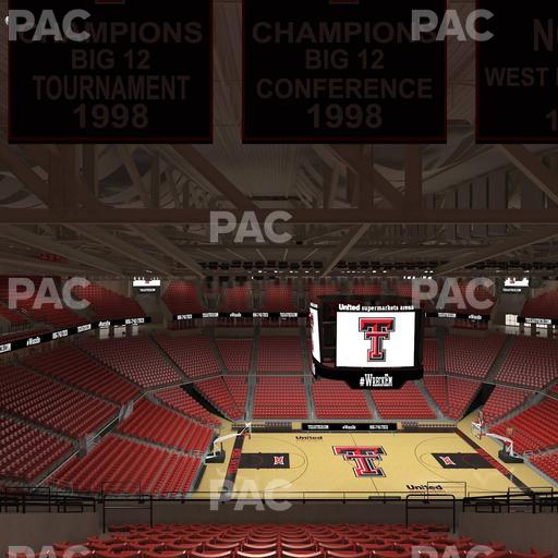 United Supermarkets Arena - Section 202 Seat View