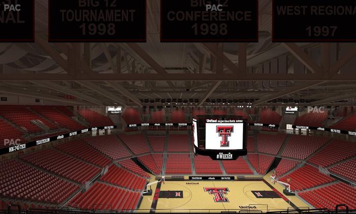 United Supermarkets Arena - Section 202 Seat View