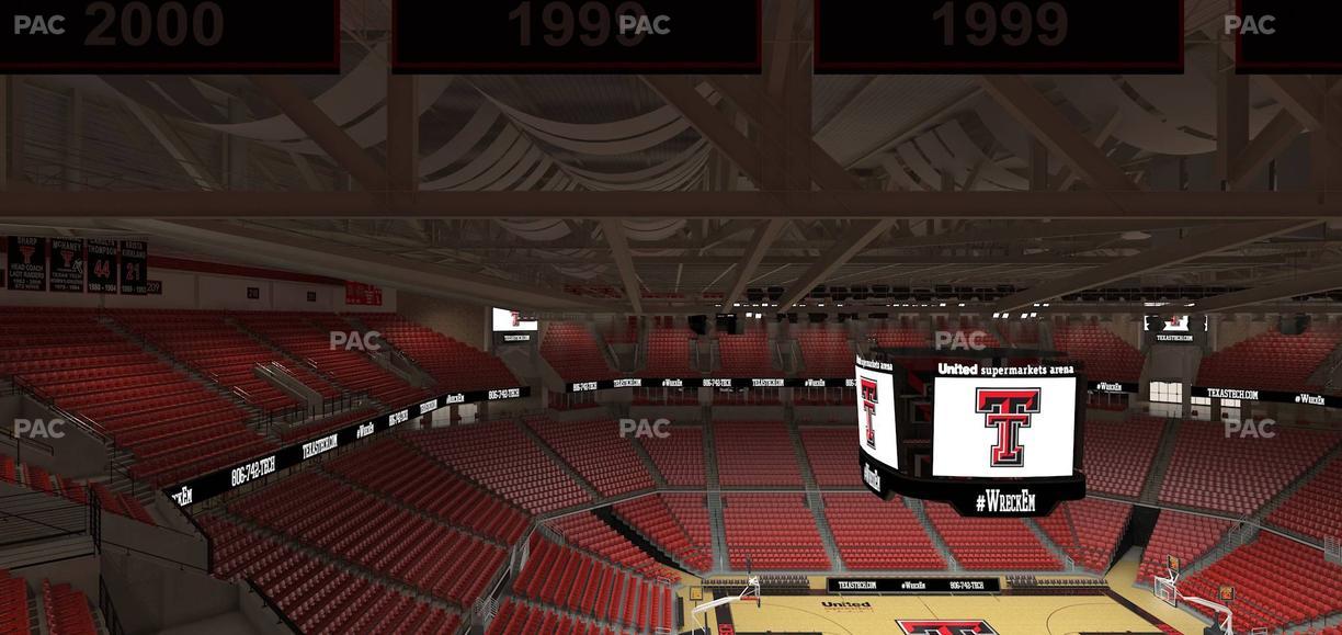 United Supermarkets Arena - Section 203 Seat View