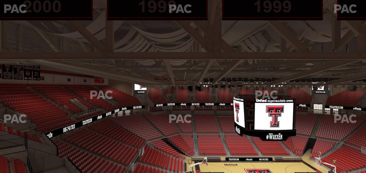 United Supermarkets Arena - Section 203 Seat View