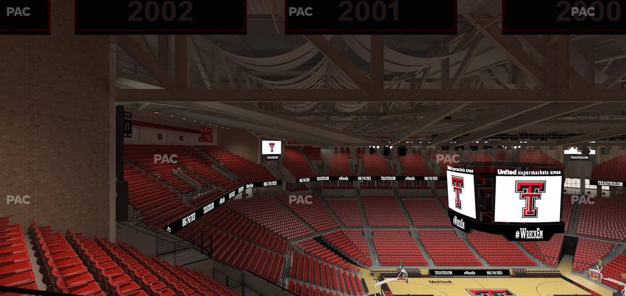 United Supermarkets Arena - Section 204 Seat View