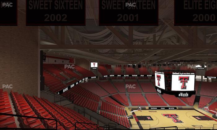 United Supermarkets Arena - Section 204 Seat View