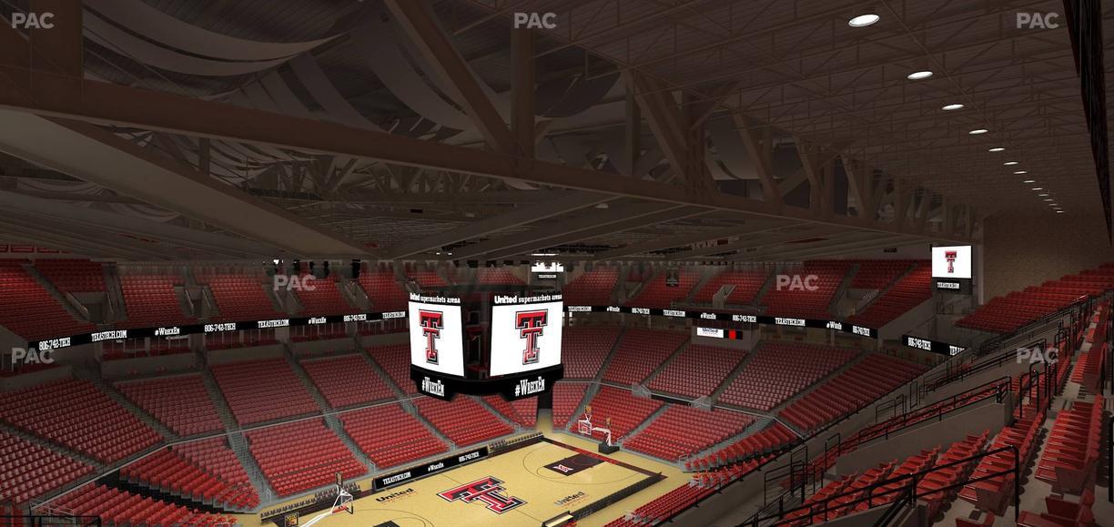 United Supermarkets Arena - Section 205 Seat View