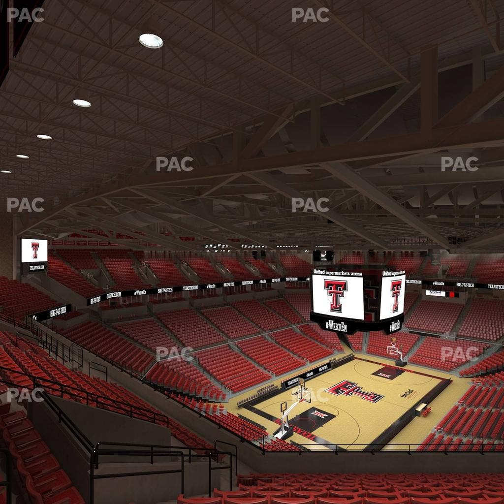 United Supermarkets Arena - Section 206 Seat View