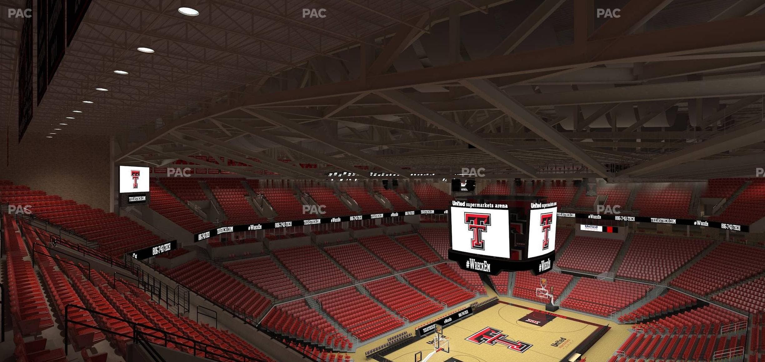 United Supermarkets Arena - Section 206 Seat View