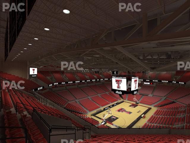 United Supermarkets Arena - Section 206 Seat View