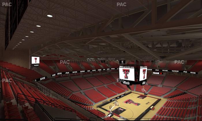 United Supermarkets Arena - Section 206 Seat View