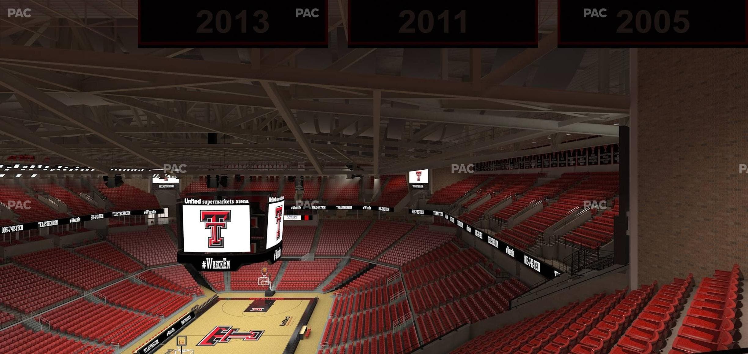 United Supermarkets Arena - Section 207 Seat View