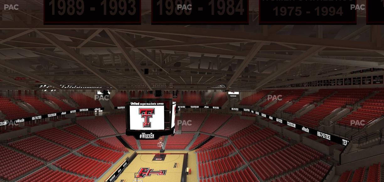 United Supermarkets Arena - Section 208 Seat View
