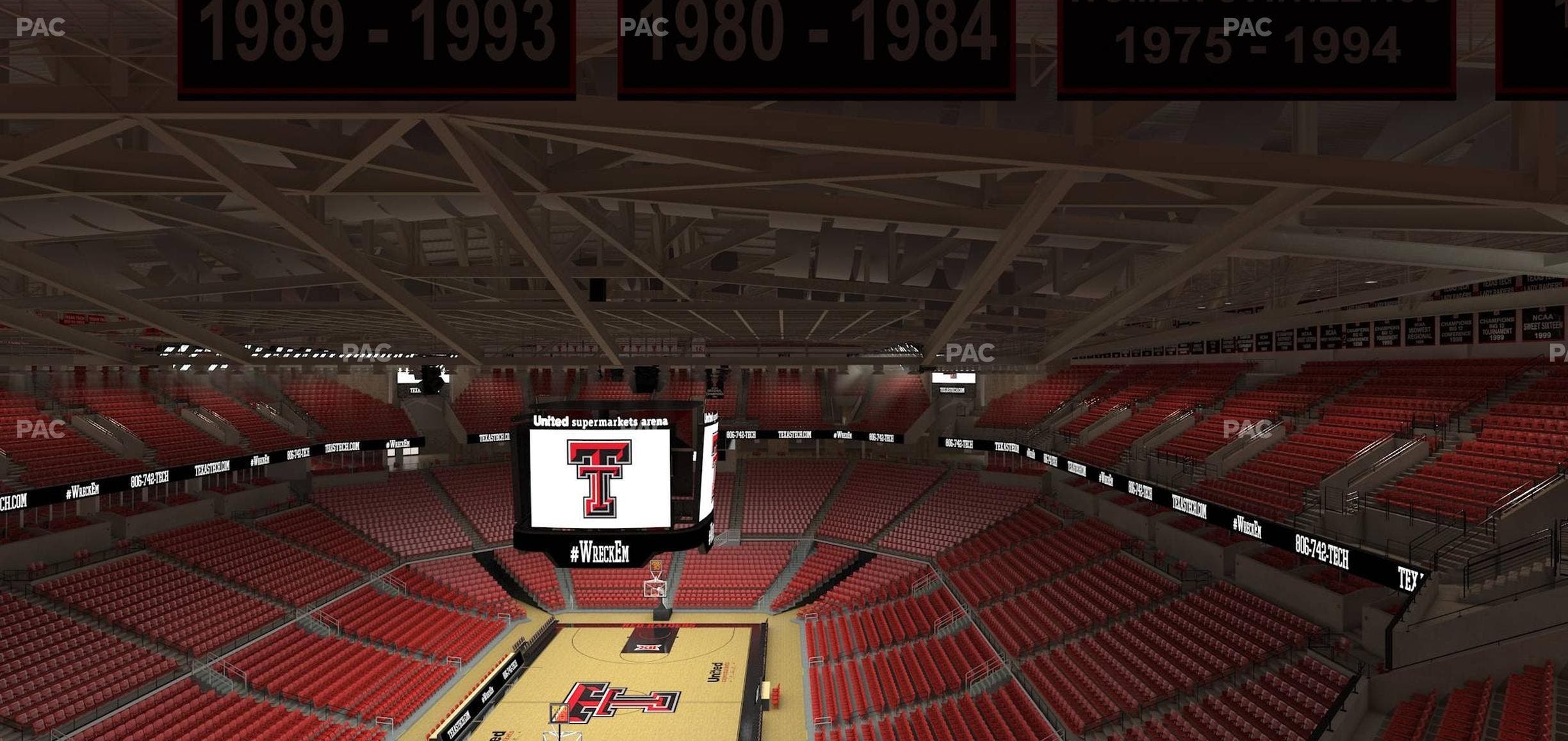 United Supermarkets Arena - Section 208 Seat View