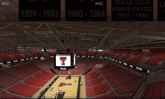 United Supermarkets Arena - Section 208 Seat View