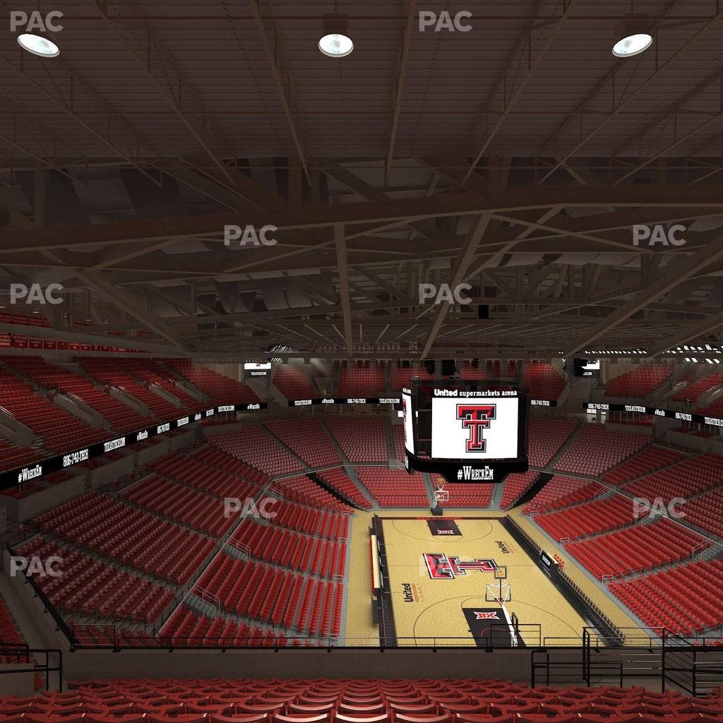United Supermarkets Arena - Section 210 Seat View
