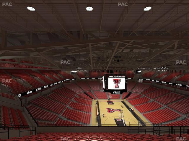 United Supermarkets Arena - Section 210 Seat View