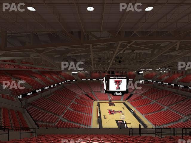 United Supermarkets Arena - Section 210 Seat View