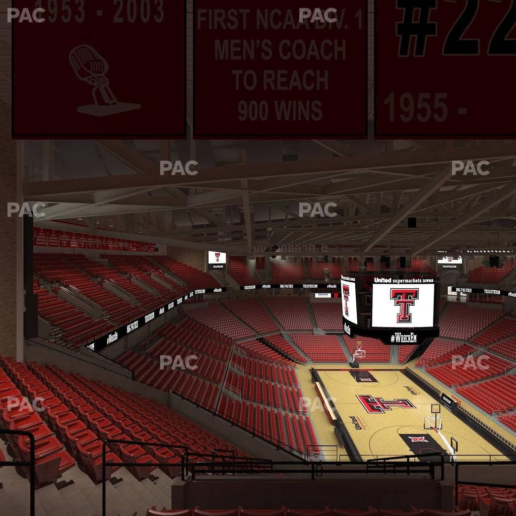 United Supermarkets Arena - Section 211 Seat View