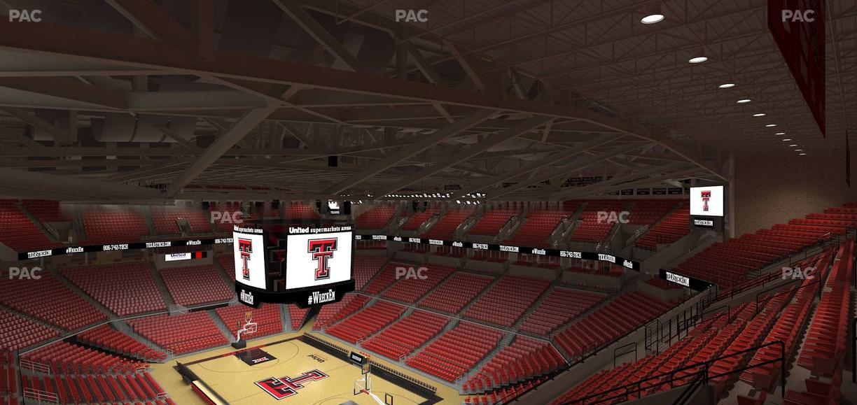 United Supermarkets Arena - Section 212 Seat View
